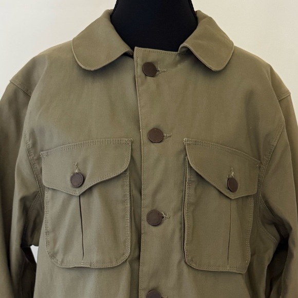 Freenote Cloth Keynot‎ Japanese Cord Hunting Utility Jacket Green Khaki, Size M - Picture 5 of 12